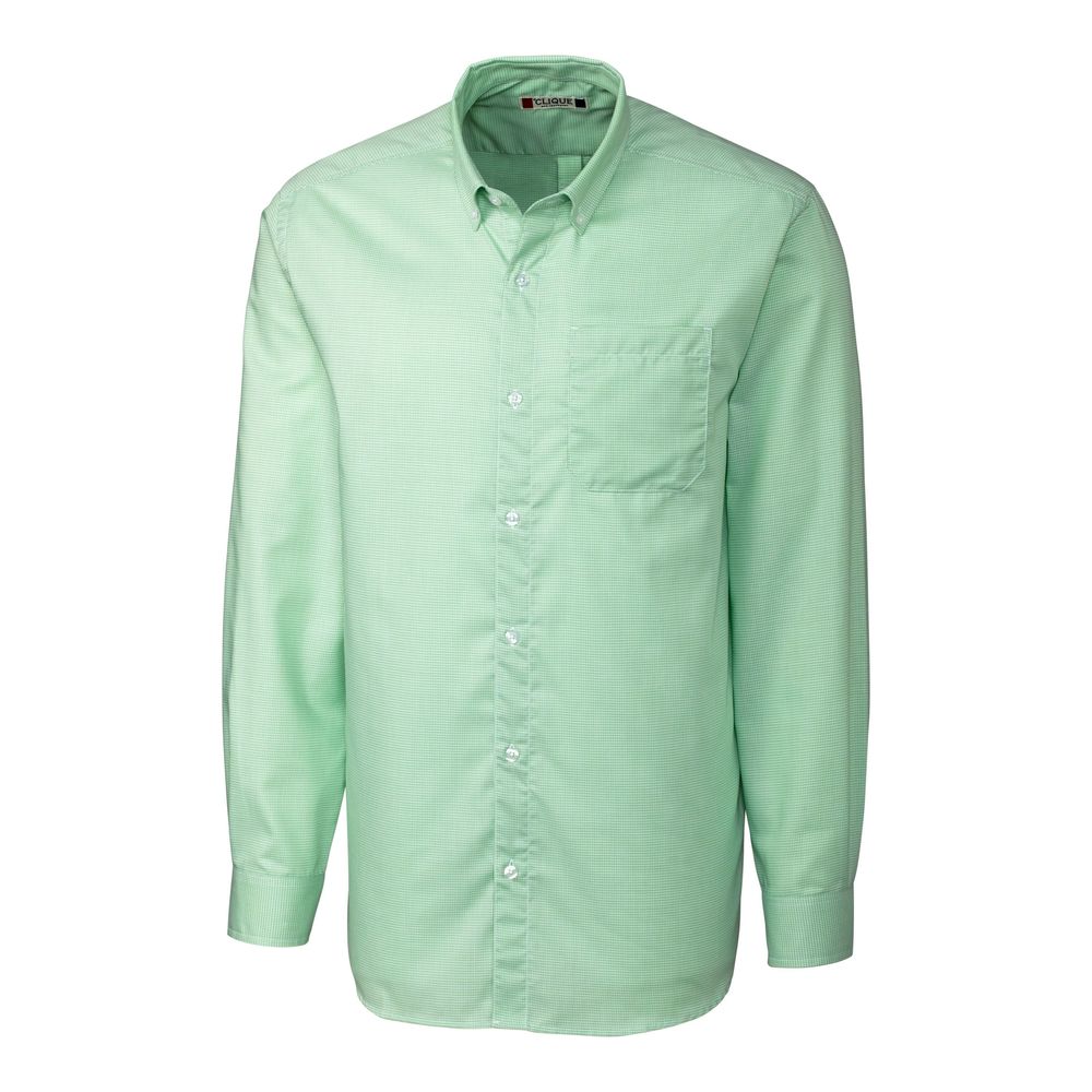 NWT Clique Sea Green/White Granna Stain Resistant Houndstooth